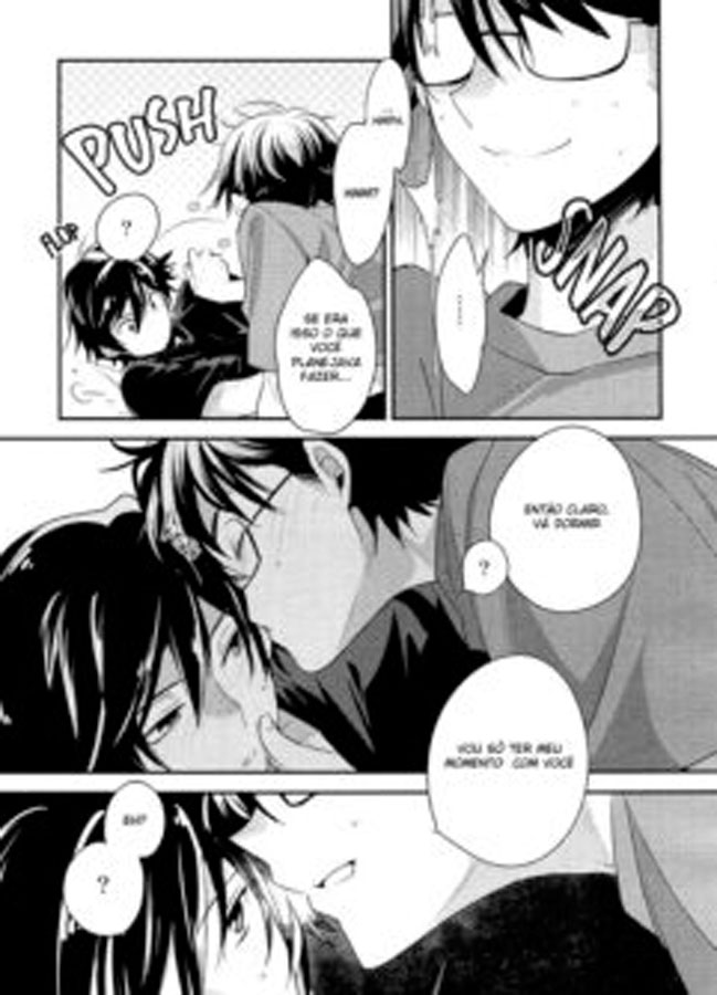 Pode dormir, mas eu ficarei a vontade